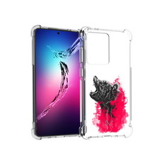 Чехол MyPads Tocco для Samsung Galaxy S20+ медведь в дымке (PT141343.495.463)