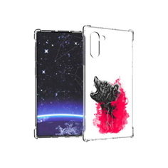 Чехол MyPads Tocco для Samsung Galaxy Note 10 медведь в дымке (PT135782.511.463)