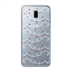 Чехол на Samsung Galaxy J6 Plus 2018 "Разноцветная гирлянда" Case Place