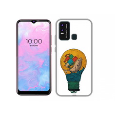Чехол MyPads Tocco для BQ 6630L кит в лампочке с парусами