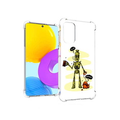 Чехол MyPads Tocco для Samsung Galaxy M52 5G прикольный робот (PT226932.542.557)