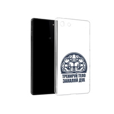 Чехол MyPads Tocco для Sony Xperia M5 бодибилдинг закаляй дух (PT16167.241.234)