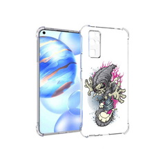 Чехол MyPads Tocco для Honor 30 нарисованный скелет на скейт борде (PT147988.19.512)