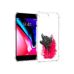 Чехол MyPads Tocco для Apple iPhone 8 Plus медведь в дымке (PT70866.609.463)