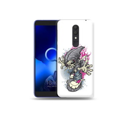 Чехол MyPads Tocco для Alcatel 1X нарисованный скелет на скейт борде (PT133941.659.512)
