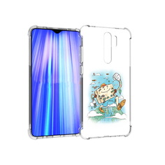Чехол MyPads Tocco для Xiaomi Redmi Note 8 Pro Счастливый чемодан (PT135544.276.166)