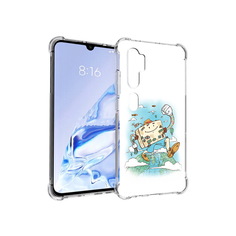 Чехол MyPads Tocco для Xiaomi Mi Note 10 Pro Счастливый чемодан (PT140314.290.166)