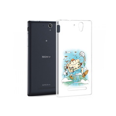 Чехол MyPads Tocco для Sony Xperia C5 Ultra Счастливый чемодан (PT16261.253.166)