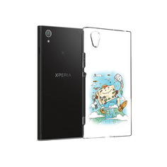 Чехол MyPads Tocco для Sony Xperia XA1 Plus Счастливый чемодан (PT77220.224.166)