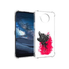 Чехол MyPads Tocco для Nokia 8.3 медведь в дымке (PT227053.110.463)