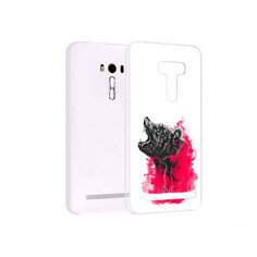 Чехол MyPads Tocco для Asus ZenFone 2 Laser (ZE550KL) медведь в дымке