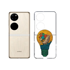 Чехол MyPads Tocco для Huawei P50 кит в лампочке с парусами (PT225999.71.387)