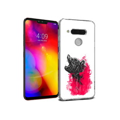 Чехол MyPads Tocco для LG V40 ThinQ медведь в дымке (PT121590.74.463)