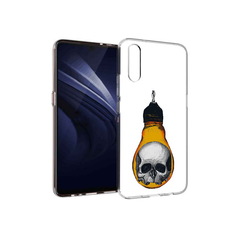 Чехол MyPads Tocco для Vivo V17 Neo череп в лампочке (PT226959.388.676)