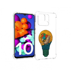 Чехол MyPads Tocco для Xiaomi Redmi 10C кит в лампочке с парусами