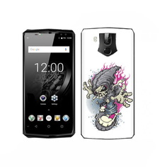 Чехол MyPads Tocco для Oukitel K10 нарисованный скелет на скейт борде
