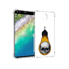 Чехол MyPads Tocco для Nokia C01 Plus череп в лампочке (PT161800.114.676)