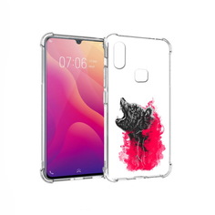 Чехол MyPads Tocco для Vivo V11i медведь в дымке (PT119353.424.463)