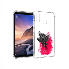 Чехол MyPads Tocco для Xiaomi Mi Max 3 медведь в дымке (PT115366.313.463)