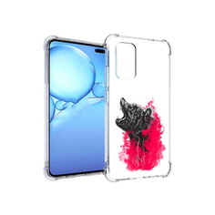 Чехол MyPads Tocco для Vivo V19 медведь в дымке (PT147328.392.463)