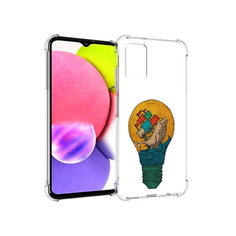 Чехол MyPads Tocco для Samsung Galaxy A03s кит в лампочке с парусами (PT162170.549.387)