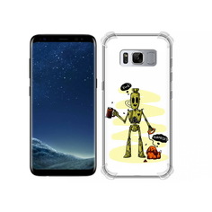 Чехол MyPads Tocco для Samsung Galaxy S8 прикольный робот (PT62300.601.557)