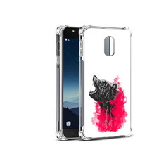 Чехол MyPads Tocco для Samsung Galaxy C8 медведь в дымке (PT96288.518.463)