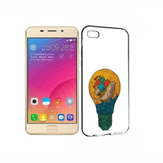 Чехол MyPads Tocco для Asus ZenFone 3S Max кит в лампочке с парусами