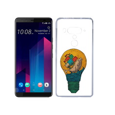 Чехол MyPads Tocco для HTC U12+ кит в лампочке с парусами