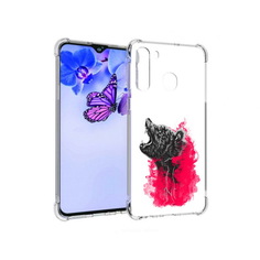 Чехол MyPads Tocco для Samsung Galaxy A21 медведь в дымке (PT226904.547.463)