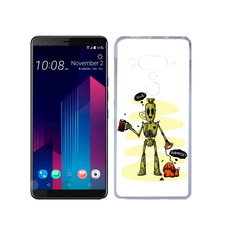 Чехол MyPads Tocco для HTC U12+ прикольный робот