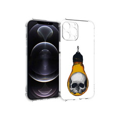 Чехол MyPads Tocco для Apple iPhone 13 Pro Max череп в лампочке (PT163170.617.676)