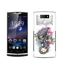 Чехол MyPads Tocco для Oukitel K10000 Pro нарисованный скелет на скейт борде
