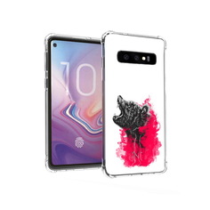 Чехол MyPads Tocco для Samsung Galaxy S10 медведь в дымке (PT125897.498.463)