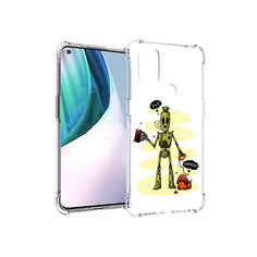 Чехол MyPads Tocco для OnePlus Nord N10 5G прикольный робот (PT227047.129.557)