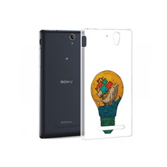 Чехол MyPads Tocco для Sony Xperia C5 Ultra кит в лампочке с парусами (PT16261.253.387)