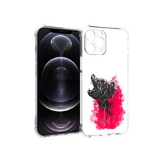 Чехол MyPads Tocco для Apple iPhone 13 Pro Max медведь в дымке (PT163170.617.463)