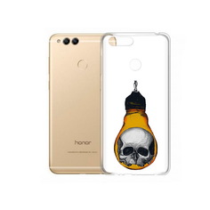 Чехол MyPads Tocco для Huawei 7X череп в лампочке (PT94112.65.676)