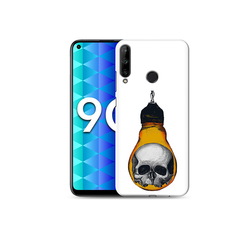 Чехол MyPads Tocco для Honor 9C череп в лампочке (PT149389.41.676)