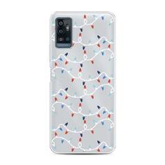 Чехол на ZTE Blade A71 "Разноцветная гирлянда" Case Place