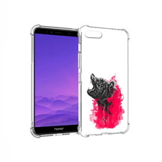 Чехол MyPads Tocco для Honor 7A медведь в дымке (PT111206.25.463)