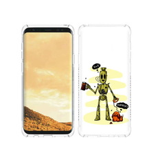 Чехол MyPads Tocco для Samsung Galaxy S9 прикольный робот (PT98329.588.557)