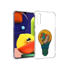 Чехол MyPads Tocco для Samsung Galaxy A70 кит в лампочке с парусами (PT128584.546.387)