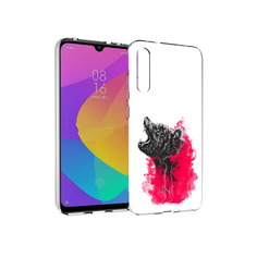 Чехол MyPads Tocco для Xiaomi Mi CC9e медведь в дымке (PT134188.271.463)