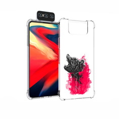 Чехол MyPads Tocco для Asus Zenfone 7 (ZS670KS) медведь в дымке