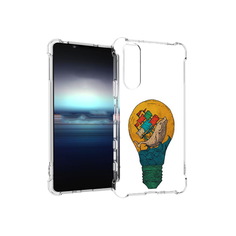 Чехол MyPads Tocco для Sony Xperia 5 кит в лампочке с парусами (PT154834.228.387)