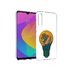 Чехол MyPads Tocco для Xiaomi Mi CC9e кит в лампочке с парусами (PT134188.271.387)