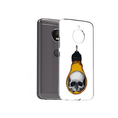 Чехол MyPads Tocco для Motorola Moto E4 Plus череп в лампочке (PT100001.341.676)