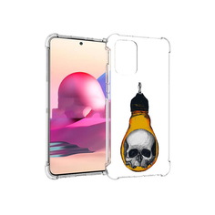 Чехол MyPads Tocco для Xiaomi Redmi Note 10S череп в лампочке (PT158704.257.676)