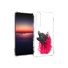 Чехол MyPads Tocco для Sony Xperia 1 III медведь в дымке (PT162368.229.463)